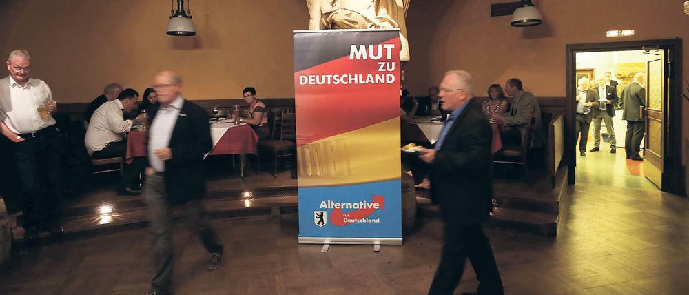 Zur Abgeordnetenhauswahl 2016 war der AfD noch nach feiern zu Mute. Wenige Jahre später ist der Ortsverband Pankow zerstritten.
