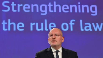 Der Spitzenkandidat der Sozialisten bei der Europawahl, Frans Timmermans.