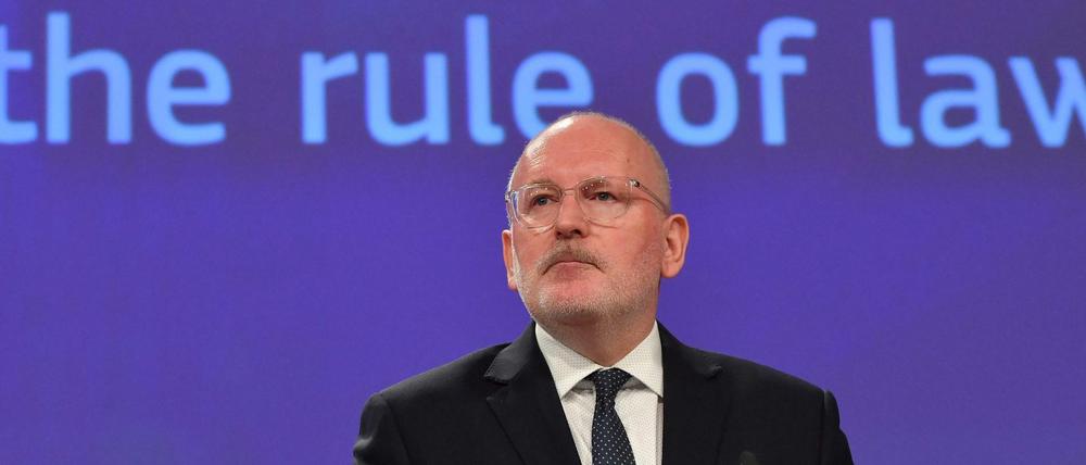 Der Spitzenkandidat der Sozialisten bei der Europawahl, Frans Timmermans.