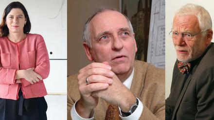 V.l.n.r.: Sandra Scheeres, Klaus Böger und Jürgen Zöllner (alle SPD).