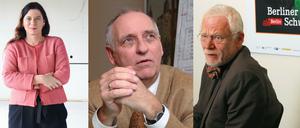V.l.n.r.: Sandra Scheeres, Klaus Böger und Jürgen Zöllner (alle SPD).