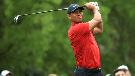 Bestens geschlagen. Tiger Woods. 