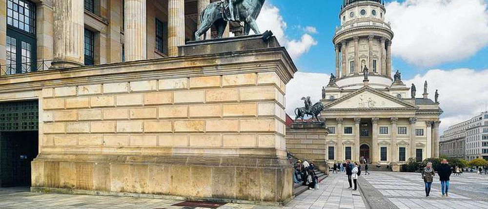 Ein Teil des Gendarmenmarkts soll unterbaut werden. Das Konzerthaus plant einen Saal unter der Freitreppe.