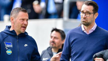 Zuletzt nicht mehr wirklich auf einer Wellenlänge: Trainer Pal Dardai und Manager Michael Preetz (r.).