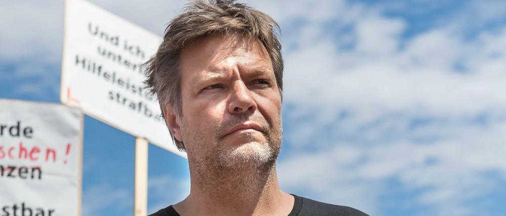 Im Mittelpunkt. Robert Habecks Standardantwort auf Fragen nach seiner Beliebtheit lautet ungefähr so: "Achte ich nicht doll drauf."