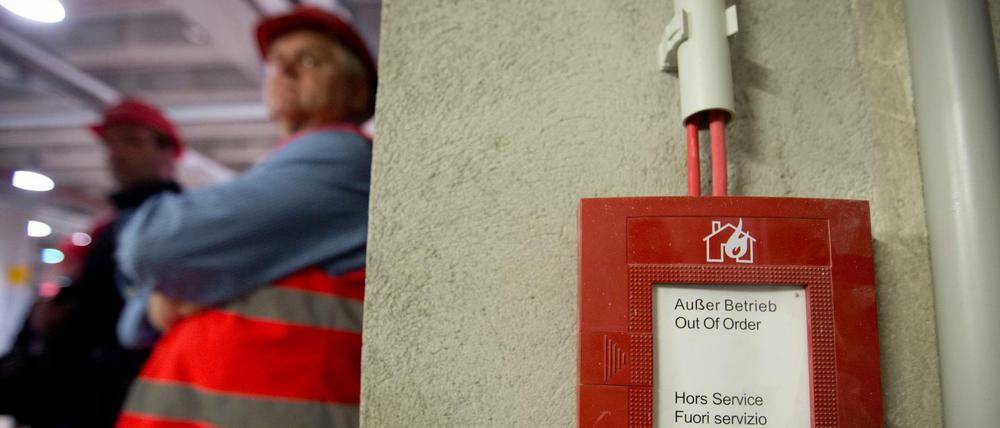Sicher ist sicher: Die Entrauchungsanlage ist einer der Schwachpunkte des BER.