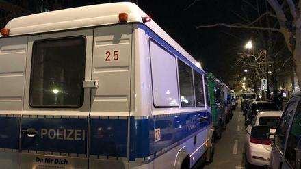 Kontrollen der Polizei in der City-West.