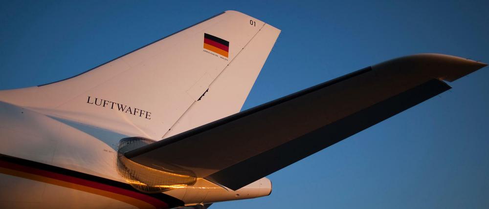 Das Flugzeug der Luftwaffe