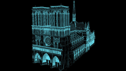 Der Historiker Andrew Tallon hatte Notre-Dame aufwändig mit Lasertechnik vermessen.