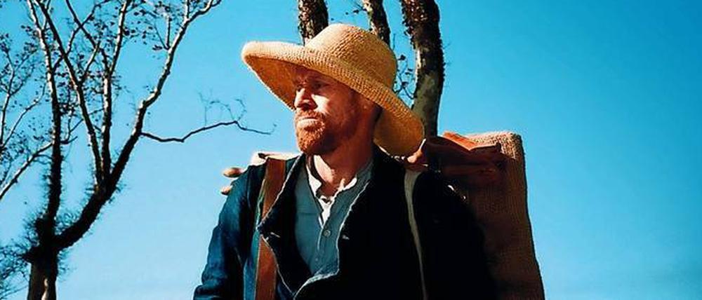 Genie und Wanderer. Willem Dafoe lernte für seine Rolle als Vincent van Gogh eigens das Malen.