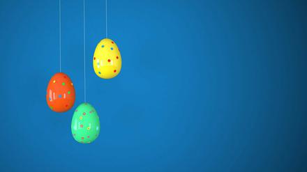 Mit Ostern verbindet man bunte Eier - das ist auch in Berlin nicht anders.