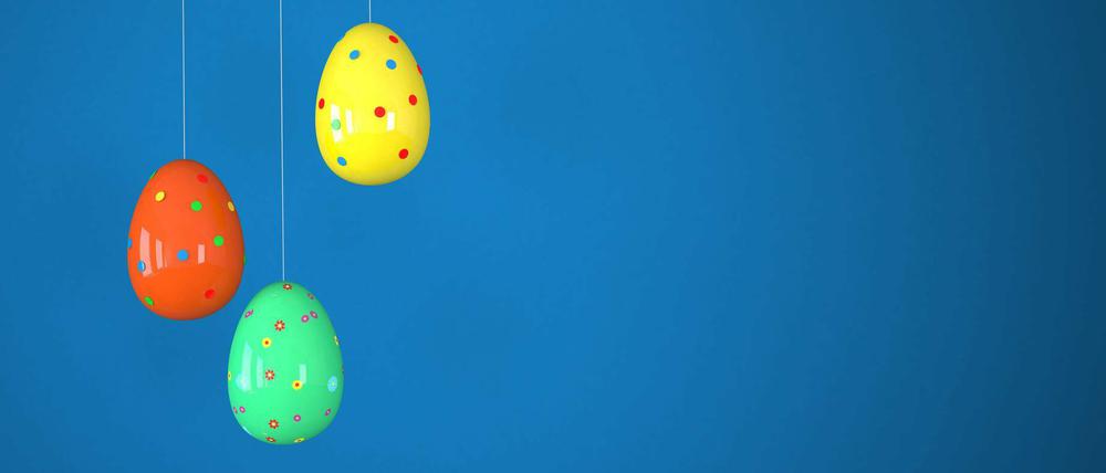 Mit Ostern verbindet man bunte Eier - das ist auch in Berlin nicht anders.