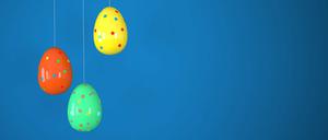 Mit Ostern verbindet man bunte Eier - das ist auch in Berlin nicht anders.