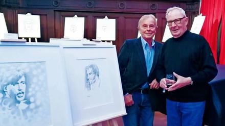 Die Bilder von Jürg Burth (links) wecken Erinnerungen an ungewöhnliche Shows in einem Haus von überregionaler Bedeutung. 