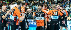 Die Spieler der BR Volleys gehen selbstbewusst in das vierte Halbfinalspiel.