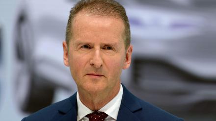 Herbert Diess, Vorstandsvorsitzender der Volkswagen AG, steht abermals wegen seiner Äußerungen in der Kritik. 
