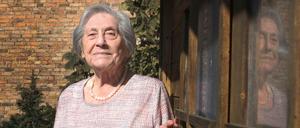 Ellen Wisniewski bei sich zuhause in Zauchwitz, einem Ortsteil von Beelitz.