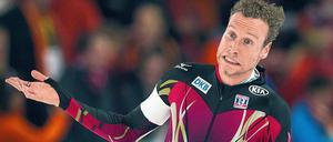 In Verruf. Moritz Geisreiter, 31, ist seit 2018 Athletensprecher der deutschen Eissschnellläufer.