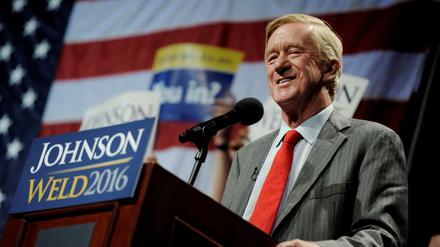 Bill Weld trat 2016 als Vizepräsidentschaftskandidat der Libertarian Party an.