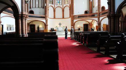 Zu Ostern füllen sich traditionell die Kirchen mehr als an gewöhnlichen Sonntagen – hier ein Blick in die Gethsemanekirche. 