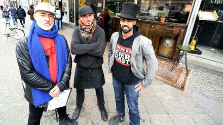 Eierkocher: Die Betreiber Thies Wulf (l.) Patrick Walter (m.) und Daniel Günther (r.). 