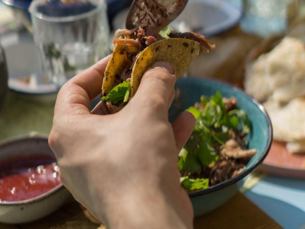 Zum Frühstück ein Taco: Das gibt es im La Lucha.