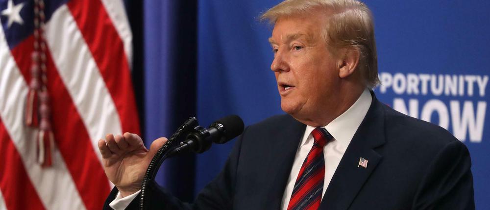 Donald Trump will Irans Ölexporte auf null reduzieren.