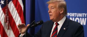 Donald Trump will Irans Ölexporte auf null reduzieren.