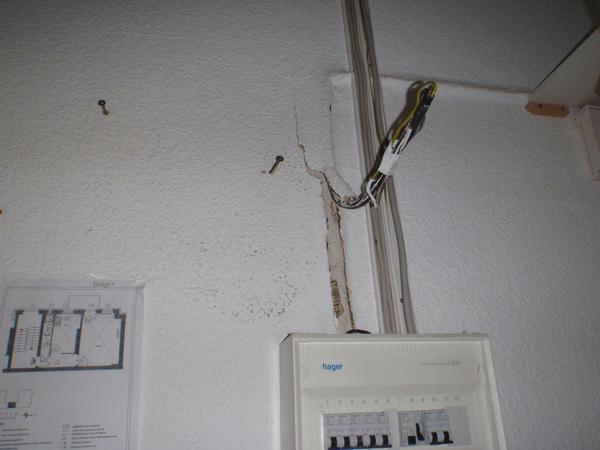 Die Arbeiter kappten den Strom und blieben dann erstmal weg.