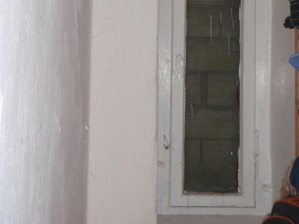 Plötzlich war das Fenster zubetoniert. War ein Versehen, hieß es.