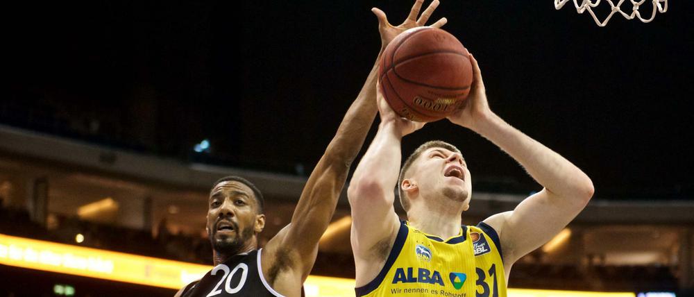 On fire. Alba Berlin und Rokas Giedraitis spielten nach dem Eurocup-Kater groß auf.