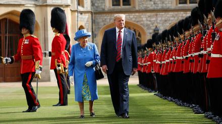 Im Juli 2018 kam Donald Trump erstmals zu einem Arbeitsbesuch nach Großbritannien, nun erhält er im Juni einen Staatsbesuch.