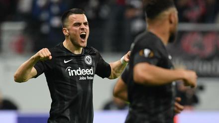 Der Traum geht weiter. Filip Kostic trug mit seinem 1:0 zum Eintracht-Erfolg bei.