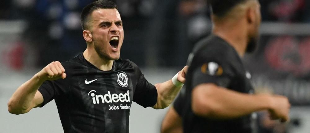 Der Traum geht weiter. Filip Kostic trug mit seinem 1:0 zum Eintracht-Erfolg bei.