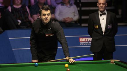 Sensationsaus. Für Ronnie O'Sullivan war schon das erste WM-Spiel auch das letzte.