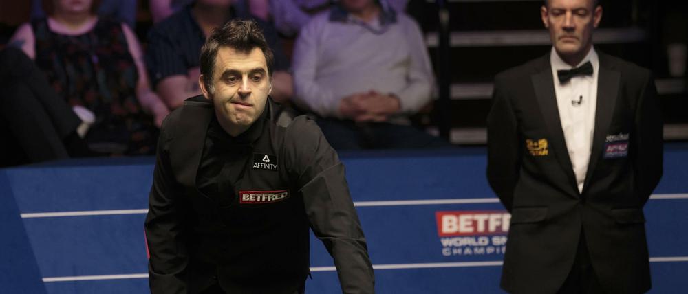 Sensationsaus. Für Ronnie O'Sullivan war schon das erste WM-Spiel auch das letzte.