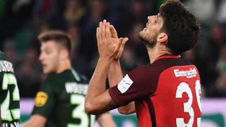 Hoffnung. Goncalo Paciencia und Eintracht Frankfurt habe beste Chancen auf einen Europapokal-Startplatz.