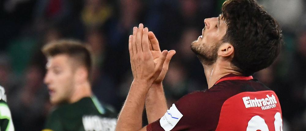 Hoffnung. Goncalo Paciencia und Eintracht Frankfurt habe beste Chancen auf einen Europapokal-Startplatz.