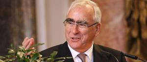 Theo Waigel bei einer Rede Ende September 2018.