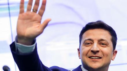 Wolodymyr Selenski, künftiger Präsident der Ukraine. 