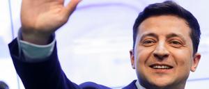 Wolodymyr Selenski, künftiger Präsident der Ukraine. 