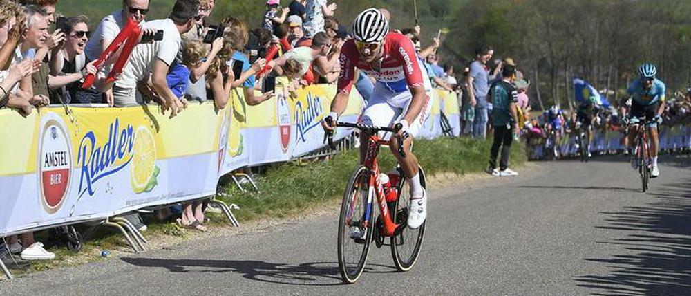 Mathieu van der Poel hatte das beste Finish beim Amstel Gold Race.