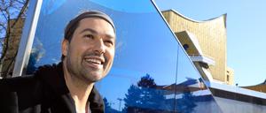 Spielstätte. David Garrett vor der Berliner Philharmonie.  