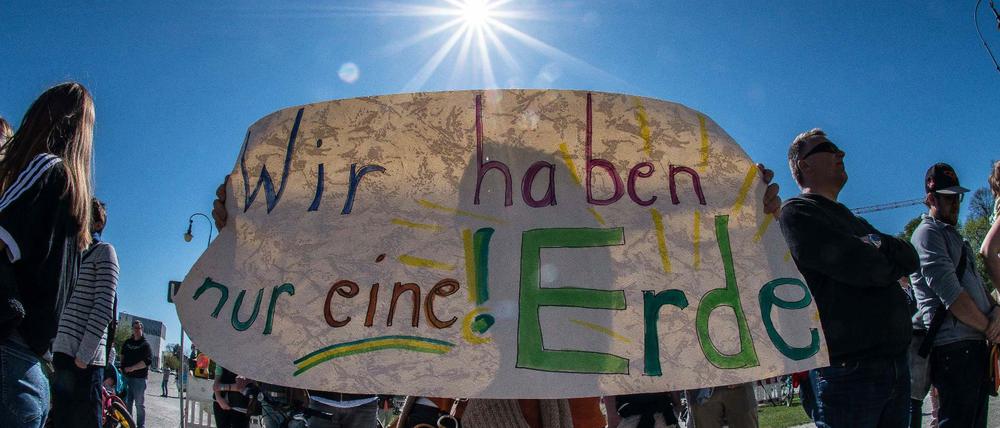 "Fridays for Future"-Demonstration am Karfreitag in München