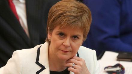 Die Regierungschefin Schottlands Nicola Sturgeon. 