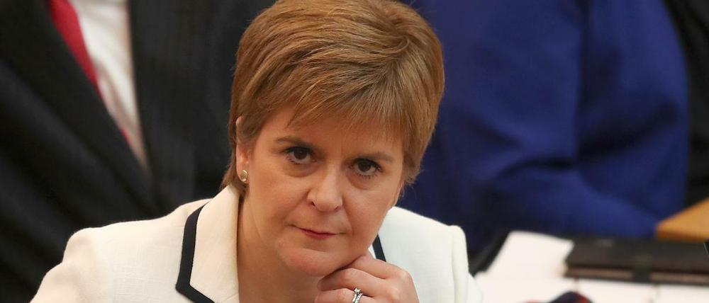 Die Regierungschefin Schottlands Nicola Sturgeon.