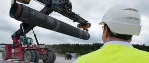 Nord Stream 2 soll bald fertig gebaut sein.