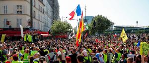 Protest der "Gelbwesten" in Paris