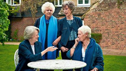 Alle vier wurden vom britischen Königshaus zu "Dames" geadelt: Maggie Smith, Joan Plowright, Eileen Atkin und Judi Dench (v.l.). 