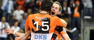 Lust auf mehr. Die BR Volleys um Sebastian Kühner und Kyle Russell sind wieder in der Spur.